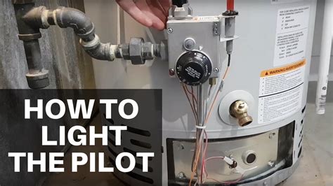 how to relight pilot light on water heater with igniter